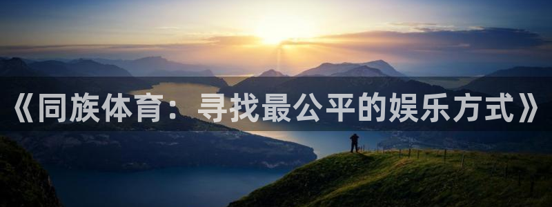 米兰体育官网下载平台注册流程图：《同族体育：寻找最公